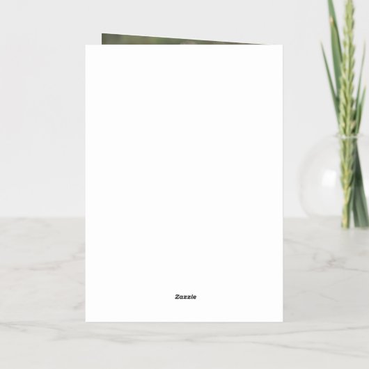 Naar de beste mama ooit script Moederdag foto Folie Wenskaart (Achterkant)