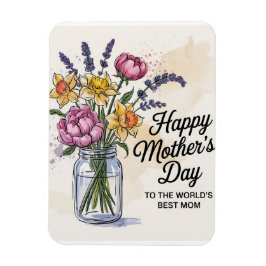 Naar de beste moeder van de wereld magneet