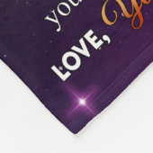 naar de beste moeder van je babymeisje fleece deken (Hoek)