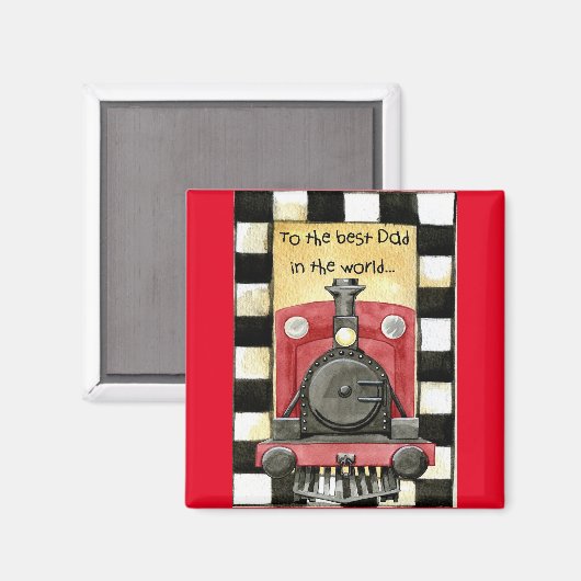 Naar de beste papa magneet (Voorkant / Achterkant)