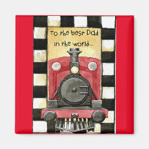 Naar de beste papa magneet