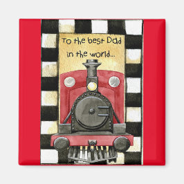 Naar de beste papa magneet