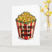 Naar de beste POP rond Vaderdag Kaart (Gele Bloem)