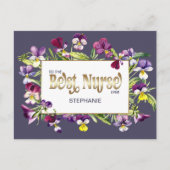 Naar de beste verpleegster ooit. Aangepaste naam Briefkaart (Voorkant)