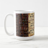 Naar de bibliotheek ga ik koffiemok (Links)