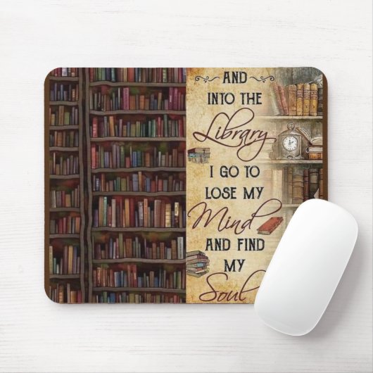 Naar de bibliotheek ga ik muismat (Met muis)