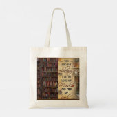 Naar de bibliotheek ga ik tote bag (Achterkant)