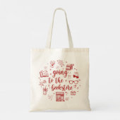 Naar de boekhandel tote bag (Achterkant)