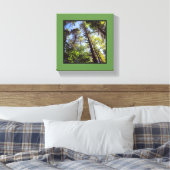 Naar de Bomen kijken Canvas Afdruk (Insitu (Slaapkamer))