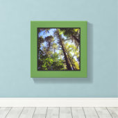 Naar de Bomen kijken Canvas Afdruk (Insitu (Houten vloer))