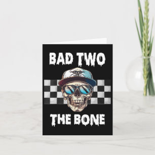 Naar de Bone Birthday Halloween Skeleton Boy Toddl Kaart