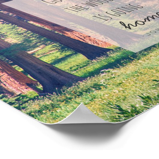 Naar de Bossen gaan | POSTER (Hoek)