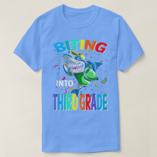 Naar de derde graad terug naar schoolhaai voor t-shirt (Design voorkant)