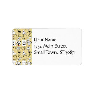 Naar de Dogs Pet Lovers Vet Dog Gifts Etiket