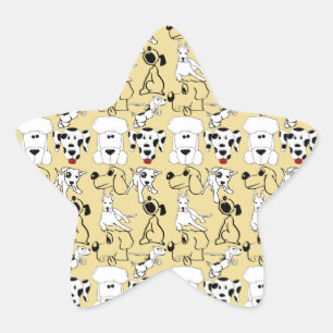 Naar de Dogs Pet Lovers Vet Dog Gifts Ster Sticker