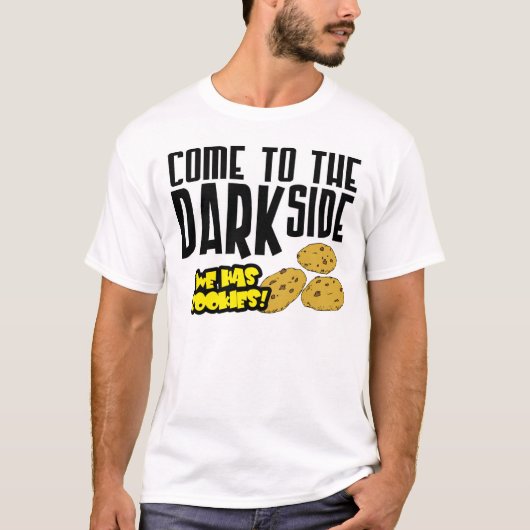 Naar de donkere kant t-shirt (Voorkant)