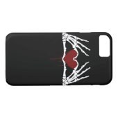 Naar de dood - Skelet Hart Handen Case-Mate iPhone Case (Achterkant (Horizontaal))