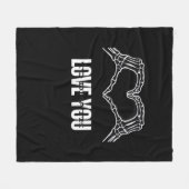 Naar de dood - Skeleton Heart Hands Classic Fleece Deken (Voorkant (Horizontaal))