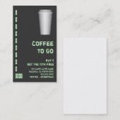 Naar de Drink van de Cup Klantenkaartje (Voorkant / Achterkant)