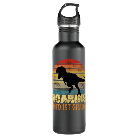 Naar de eerste klas van de schooljongen waterfles  (Voorkant)