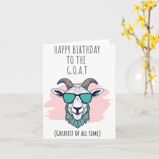 Naar de geitenpuns Kaart (Gele Bloem)