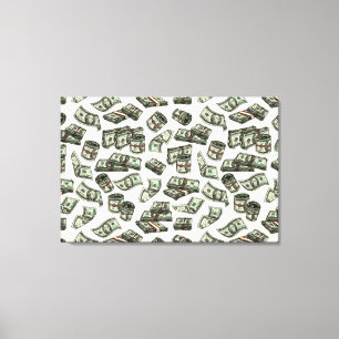 Naar de Geld Canvas Print