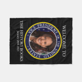 Naar de geschiedenisboeken Kamala Harris 2021 USA  Fleece Deken (Voorkant (Horizontaal))