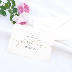 Naar de geweldige vader van de bruiddag