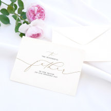 Naar de geweldige vader van de bruiddag