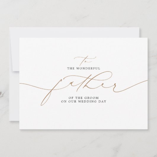 Naar de geweldige vader van de bruiddag (Voorkant)