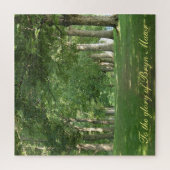 Naar de glorie van Bryn Mawr Senior Row-bomen Legpuzzel (Verticaal)