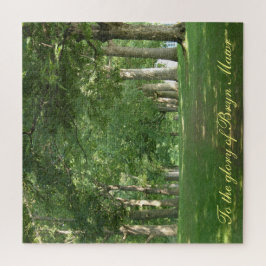 Naar de glorie van Bryn Mawr Senior Row-bomen Legpuzzel