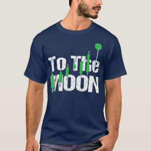 Naar de Grafiek van de beurs van de Crypto Trading T-shirt