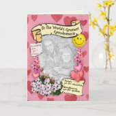 Naar de grootouders ter wereld kaart (Gele Bloem)