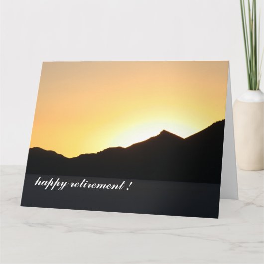 Naar de grote zonsondergang kaart (Voorkant)