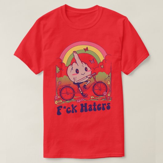 Naar de Haters T-shirt (Design voorkant)