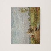 Naar de Hayfield, 1853 (olie op karton) Legpuzzel (Verticaal)