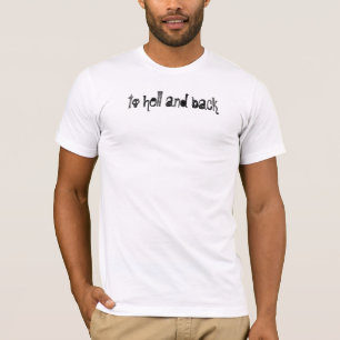 naar de hel en terug t-shirt