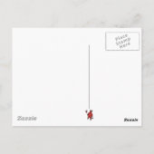 Naar de hel in een handmand Briefkaart (Achterkant)