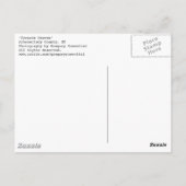 naar de hemel briefkaart (Achterkant)