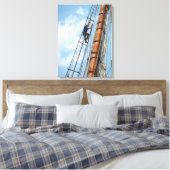 Naar de hemel canvas afdruk (Insitu (Slaapkamer))