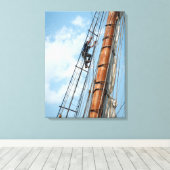 Naar de hemel canvas afdruk (Insitu (Houten vloer))