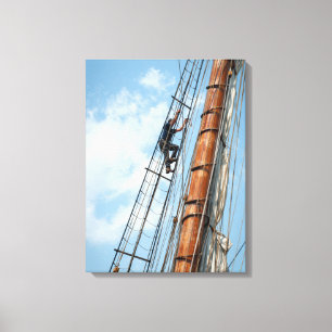 Naar de hemel canvas afdruk