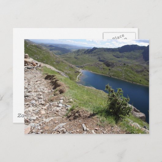 Naar de hoogste berg in Engeland lopen en Briefkaart (Voorkant / Achterkant)