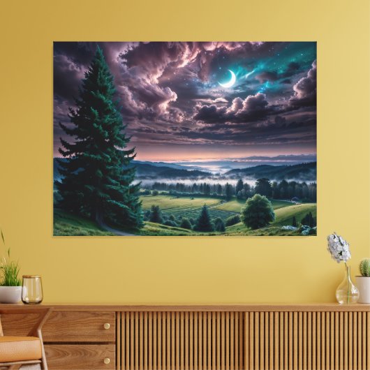 Naar de Horizon Canvas Print (Insitu (Woonkamer))