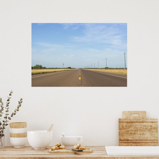 Naar de Horizon. Poster (Keuken)