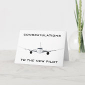 NAAR DE KAART "NIEUW PILOT" CONGRATULALATIES (Voorkant)