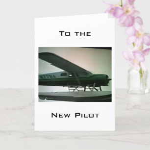 NAAR DE KAART "NIEUW PILOT" CONGRATULALATIES