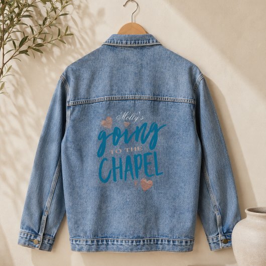 Naar de Kapel Bruid te Worden Denim Jacket
