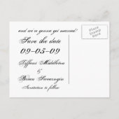 Naar de kapel gaan... aankondigingskaart (Achterkant)